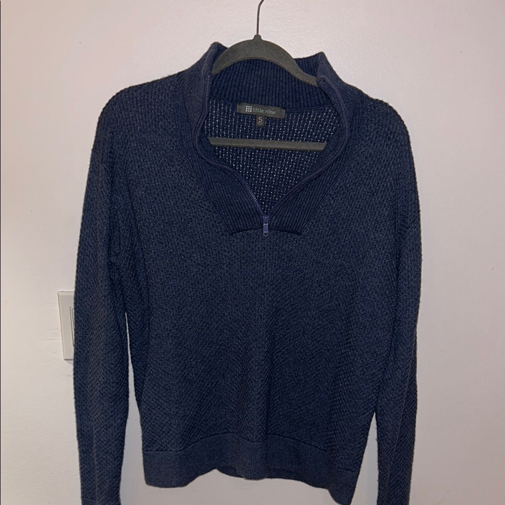 Title Nine Deep Blue Women's Cowl Neck Sweater